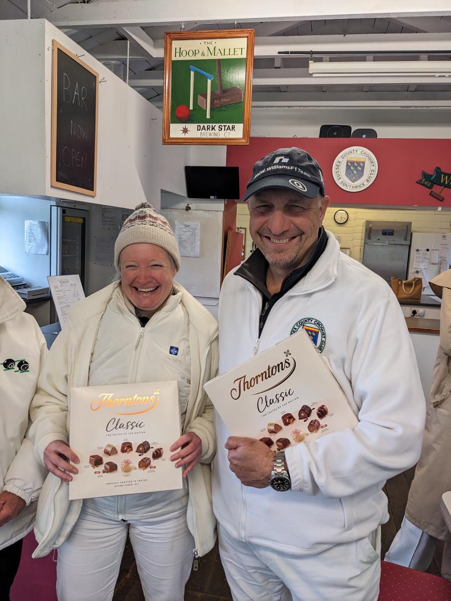 AC alternate stroke doubles 26th April: Division winners 